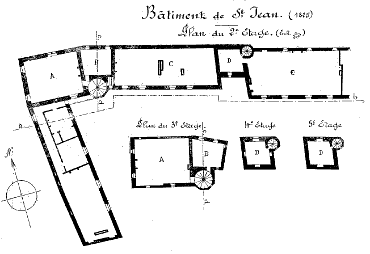 Plan deuxième étage