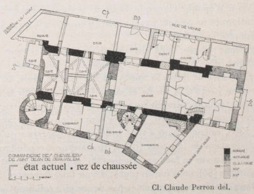 Etat actuel — rez-de-Chaussée